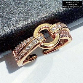 КОЛЬЦО XUPING18К 0487 (Розмір регулюється)